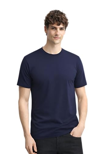 T-shirt unie en coton homme respirant ADRO Lot de 3 maillots anti-transpiration - 2