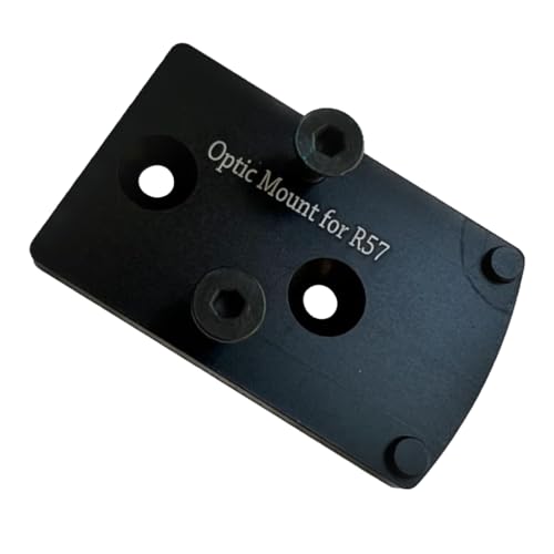 ADE Advanced Optics Mounting Plate for Ruger 57 / Ruger 5.7 Pistol – Compatible with RD3-019 Stingray, RD3 Trumpet, Trijicon RMR/SRO, Riton X3 Tactix PRD, SFox Kingslayer/Liberty/Justice - Red Dot
