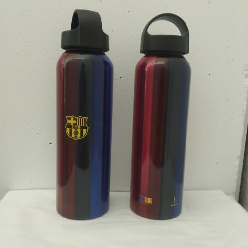 ALUSPORT BOTTLES, Botella de Agua FC Barcelona HOME 26/27, Aluminio, Azul y Grana. producto oficial. 600ml