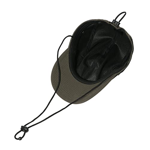 Croogo Windproof Unstructured Upf50+ Outdoor Caps Mens Hats Breathable Soft Cap Sun Hat With Adjustable Chin Strap,Green-Bb2 #TOP4