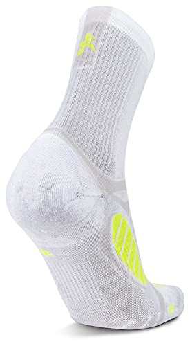 Balega Ultralight Lightweight Performance Crew Athletic Running Socks For Men And Women (1 Pair), White, Medium #TOP2