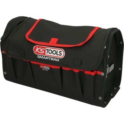 KS TOOLS 850.0300 Werkzeugtasche mit Tragegurt rot/schwarz
