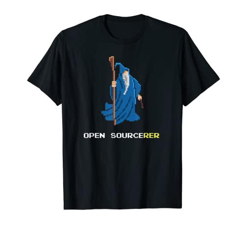 Open Source Shirts Open Sourcerer – Programmer’s Tee Open Source Shirts Open Sourcerer – Programmer’s Tee