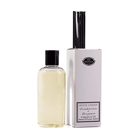 Mystix London | Frankincense & Bergamot - Fragrance Oil Reed Diffuser Refill - 250ml Cover