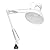 Studio Designs Swing Arm Lamp, 13-watt, White, 6.5" W x 7" D x 36" H