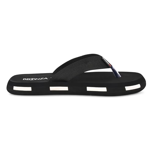 BEONZA Men Ortho Slippers Black - Image 3