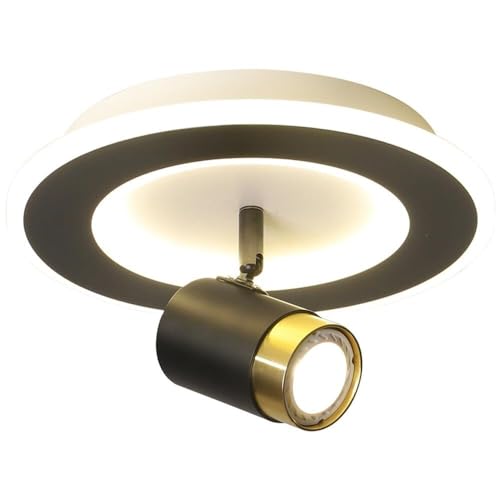 Plafonnier LED orientable moderne et spot projecteur de plafond bicolore