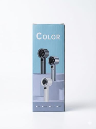 Image of Novo Mini Rechargeable Fan, Portable Handheld with Speed Modes, High Speed Motor, Type-C Charging Port, Beautiful Design