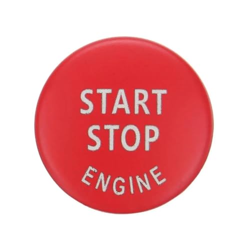 Couvercle bouton démarrage BMW X1 X5 E70 Z4 E89 rouge pour remplacer cache abîmé ou rayé