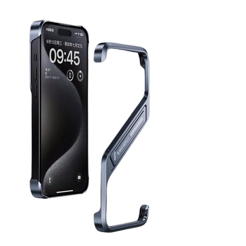MILLION CASES® Back Cover Case for iPhone 14 Pro Max Soft Flexible TPU Shockproof Protective Ultra-Thin Metal Bumper Case(Grey) (B0DF2F97TZ) Amazon Price History, Amazon Price Tracker