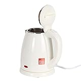 Batteriebetriebene batteriebetriebene Wasserkocher Batteriebetriebene schnell kochende Wasserkocher Leiser, Leichter Innendeckel aus Edelstahl mit drehbarem Boden und Klappdeckel