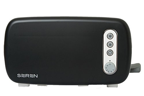 BergHOFF Seren Side Loading Toaster with Cool Touch Exterior and Removable Crumb Tray, With Black Panel use as Serving Tray