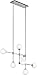 Kichler 44094CH Aura Chandelier, 7-Light Halogen 350 Total Watts, Chrome