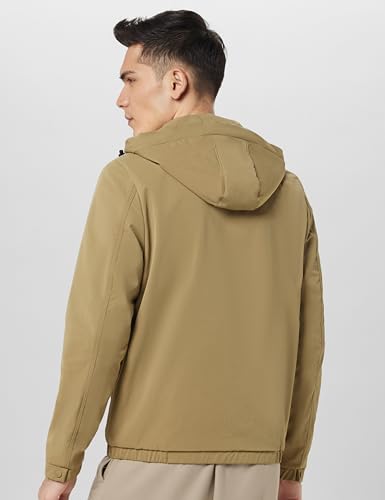 Image of Qube By Fort Collins Men's Regular Fit Lightweight Winter Jacket - Textured Fabric, Warm & Stylish Outerwear