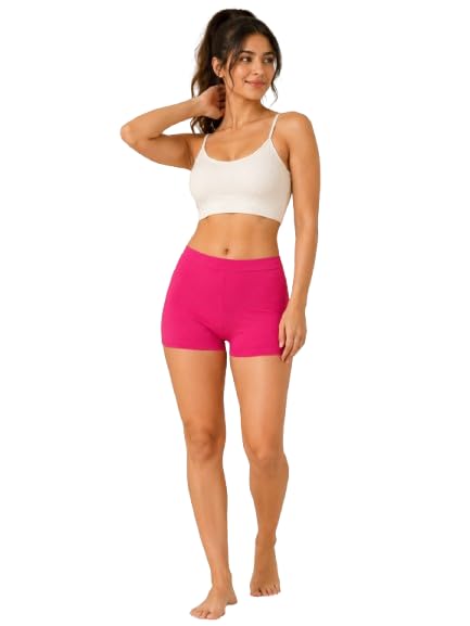 Women All Day Comfort Boy Shorts for Women | Seamless High-Rise Shorts | Full Coverage & Second-Skin Fit | Soft Stretch Fabric | Everyday Comfort Innerwear-image-0