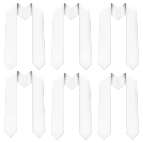 Image of Plain Graduation Stole Sash 60 Inch Unisex Adults Solid