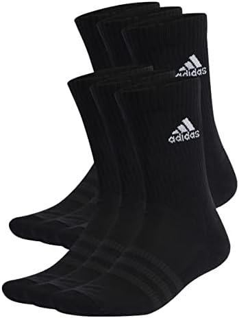 adidas unisex-adult Cushioned Sportswear Crew Socks 6 Pairs Socks