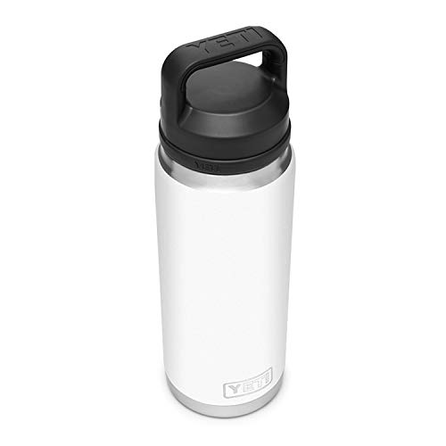 Yeti Rambler 26 Oz Bottle, Vacuum Insulated, Stainless Steel With Chug Cap, White #TOP2
