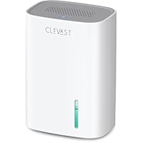 CLEVAST Luftentfeuchter, 850ml Elektrischer Luftentfeuchter mit Ultra-Leise & Automatischer Abschaltung, Tragbarer Mini Raumentfeuchter für Schlafzimmer, Badezimmer, Schrank, Kinderzimmer