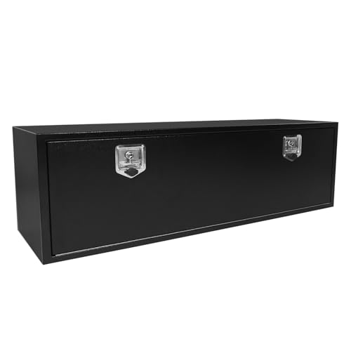 PRUNkuar 60 Inch Steel Underbody Truck Tool Box Heavy Duty Storage Organizer Tool Box Waterproof 60