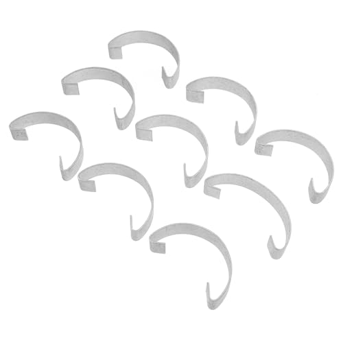 WEKADRIN 20個 鶏用ケージドアフック 強力なメタルクリップ 多用途ペット鳥用ロック 鶏 ウサギ 鳩に対応 鋼製滑り止め設計 簡単取り付け長持