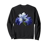 Photo Gallery iris flower shirt viola e bianco iris flower botanical felpa Photo Gallery iris flower shirt viola e bianco iris flower botanical felpa