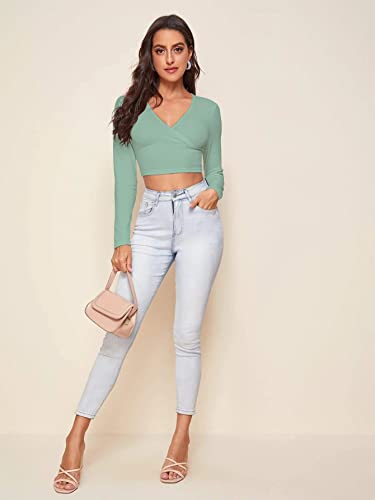 Image of Shasmi Women Crop Top, Ribbed, Stylish Tank Top, Soft and Comfy Fabric has Some Stretch