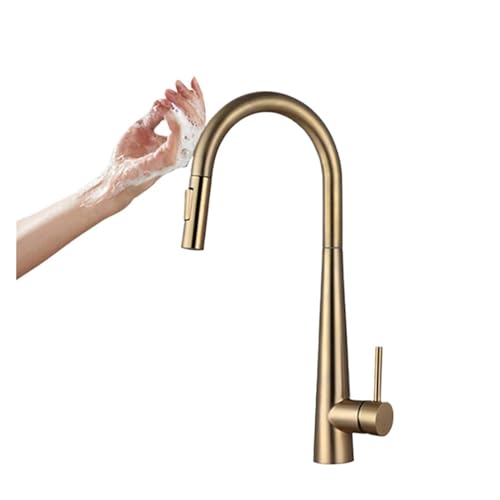 Grifo de cocina con sensor NBYGSC de diseño elegante y acabado níquel mate