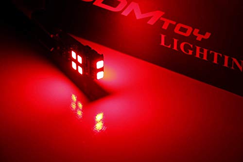Lámparas LED RGB iJDMTOY 10-SMD W5W T10 para auto miniatura 5