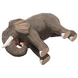 Figurine décorative pour la maison : excellente fabrication, texture, magnifique éléphant en bois sculpté, et un bel effet décoratif. décoration en bois