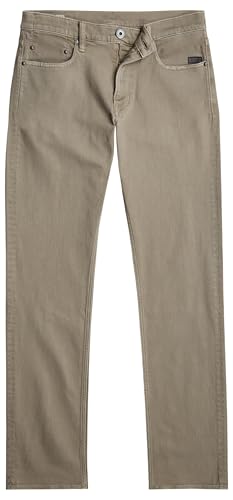 G-STAR Raw - Mens Mosa Straight Jeans, Color Flint Grey Gd, Size: 27W x 32L4