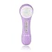 K-SKIN Facial Cleansing Brush Waterproof Exfoliate Pore Smooth Skin for 3 Speeds Modes Setting with 2 Brush Heads (Purple)