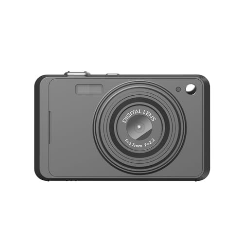 Vroomoto Cámara Digital de 64MP Cámaras de Video Vlog 4K con Zoom 16X y Pantalla 2.88 para Adultos Adolescentes (Negra)