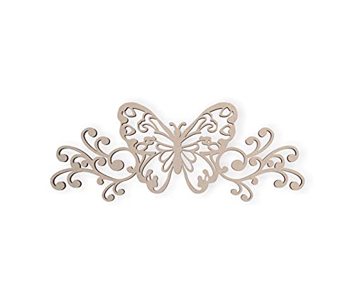 Jess and Jessica Wooden Butterfly Scroll, Home Decor, Wall Hanging, ...