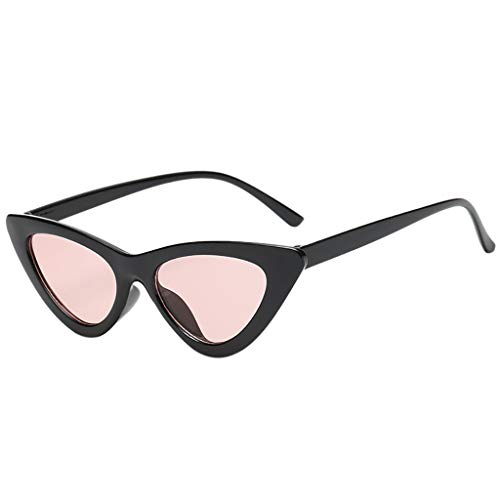 LUCKYCAT Gafas De Sol Lady Cat Eye Sunglasses Gafas De Sol Moda Mujer Vintage Cateye Marco Tonos Acetato Acetato Gafas UV Gafas De Sol
