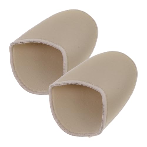 SUPVOX Gel Toe Pouches for Ballet Shoes Foot Care Toe Protectors with Cushioned Insoles Breathable Half Pads for Pointe Shoes Soft Caps for Dance and Heel Shoes