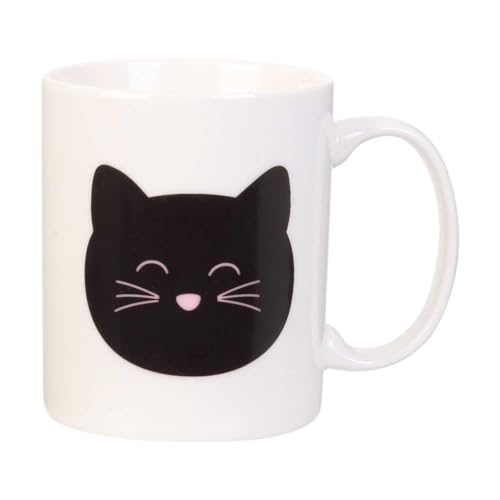 The Concept Factory - KA4188 Mug Thermoreactif - Design Chat - Change de Couleur avec Chaleur -...