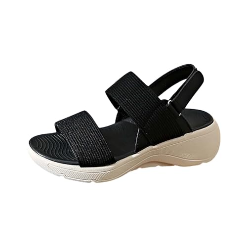 Sandales compensées femme confort en cuir contre pieds sensibles