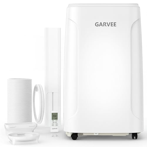 Image of Garvee Portable Air Conditioner 14,000BTU, Remote Control, Portable AC Unit, Dehumidifier, Fan, 850Sq.Ft Cool /Dry /Swing,Quite,LCD Display,Fast Cool, Air Purification,1400W, CEER7.83,Grey
