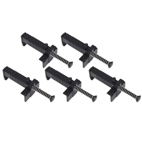 GABEALF Albañilería de alambre para cajón de ladrillos de nivelación de ladrillos para construcción, herramientas de medición, color negro, 5 unidades