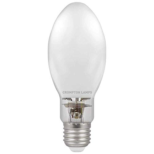 Crompton Lamps HID Elliptical 70W ES-E27 Son 4100K Cool White Diffused 6300lm ES Screw E27 Metal Halide Light Bulb