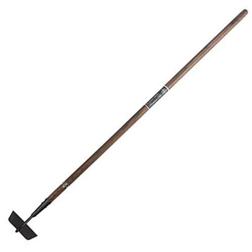 Premium Carbon Steel 1450mm Draw Hoe – Garden Allotment Ground Plant - Weed Dig Crops Edging Tool - Loops