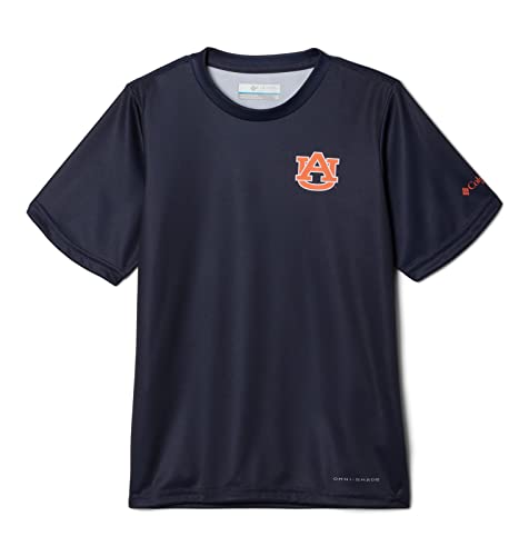 Image of Columbia Kids' Collegiate Terminal Tackle Short Sleeve Shirt