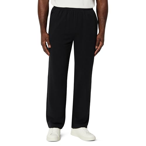 Image of Amazon Essentials Men's Regular Fit French Terry Open Bottom Sweatpants