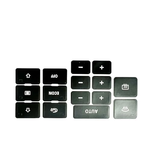 Compatible with A6 C5 1Pc Car Climate Panel Decor Decals Air Condition Heater Control Button Repair Stickers Auto Interior Accessories Repair Sticker