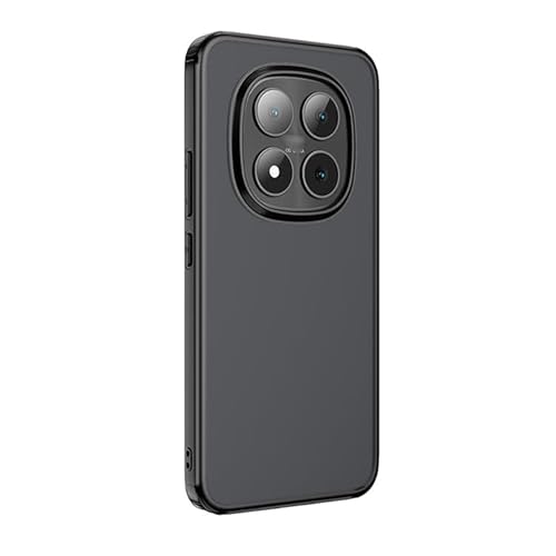 LUNBER-ARMOR�EFor Redmi Note 15 Pro �P�[�X �J�o�[ ������ �}�b�g Qi���C�����X�[�d�Ή� �X�g���b�v�z�[���t�� For ���b�h�~�[ �m�[�g15 �v�� (�u���b�N)