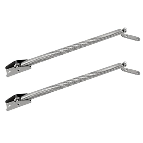 JT-HLM 2Pcs Boat Stainless Steel Hatch Spring Holder 8-1/4