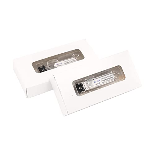 Image of 1.25G SFP 1000Base-SX 850nm Industrial MMF Multimode up to 550m Duplex LC DDM for Outdoor Use (2Pack)