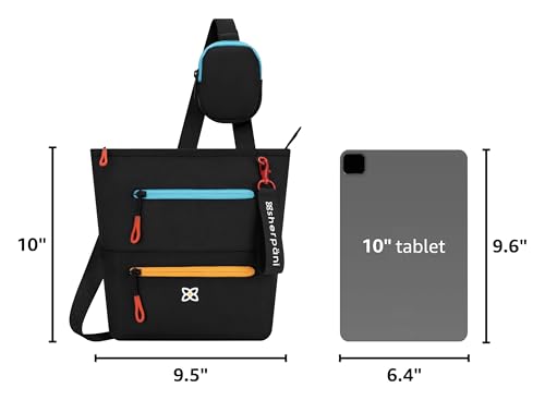 Image of Sherpani Sadie, Nylon Crossbody Bag, Lightweight Shoulder Bag, Travel Cross Body, Crossbody Purse for Women, RFID Protection, Removable Coin Purse, Travel Gift (Chromatic Classic)
