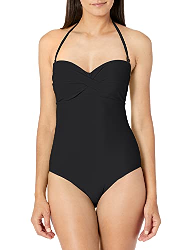 Catalina Women's Standard Twist Front Bandeau One Piece Swimsuit3